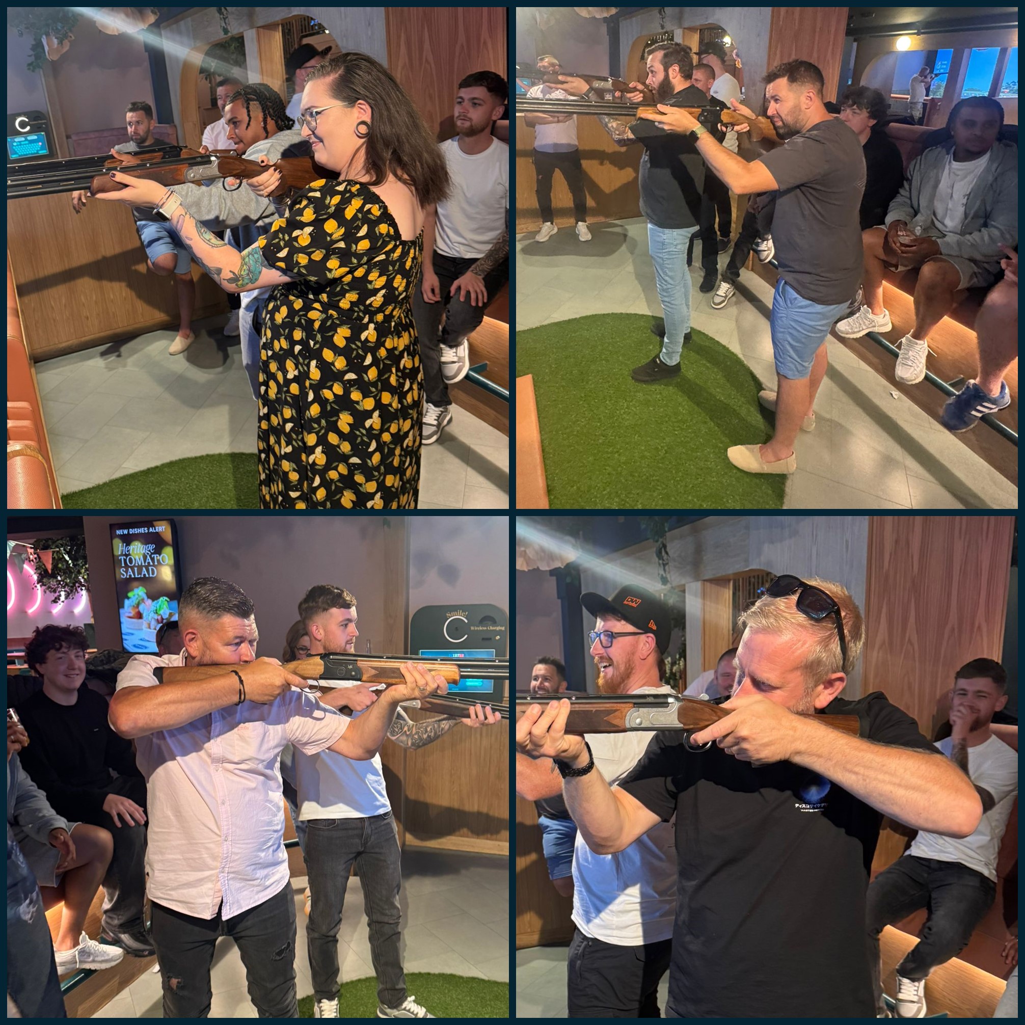 Amy is on target!