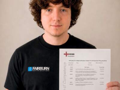 Fin and certificate